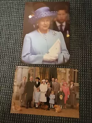 2 Postcards Elizabeth II Golden Jubilee 2002 - Royal Family  1988 Sandringham • £0.99