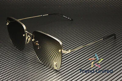 SAINT LAURENT SL 312 M 006 58 Rectangular Gold Lt Brown 58 Mm Women's Sunglasses • $222.98