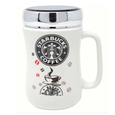 £9.95 • Buy New Starbucks Travel Mug Ceramic Coffee Tea Cup Lid Work Hot Cold Drinks Uk