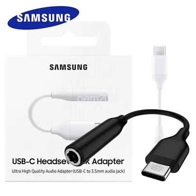 $4.49 • Buy Original Samsung Galaxy USB-C To 3.5mm Jack Aux Adapter Type-c 3 5 Audio Cable