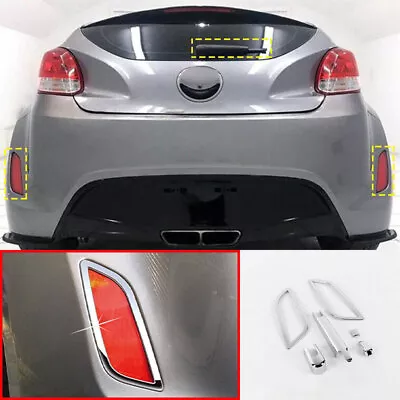 For Hyundai Veloster 2012~2017 Chrome Tail Rear Window Wipers+Rear Fog Lamp 6pcs • $91.60