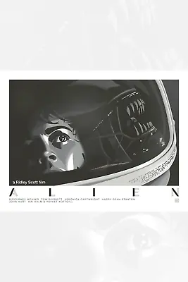 Alien By Danny Haas Ltd Edition X/155 Poster Print Mondo MINT Movie Art • $90