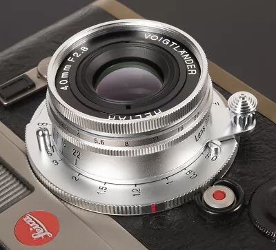 Voigtlander USA 40mm F/2.8 Heliar Aspheric Leica M Silver  • $449