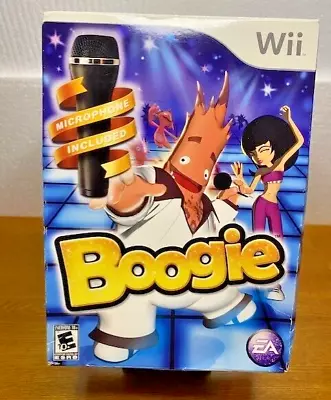 BOOGIE With Microphone For Wii (2007 EA) New Sealed! • $27