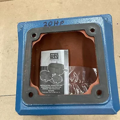 WEG 20Hp Motor Cover Box Fits Other Hp Too  4 1/4” Center Holes • $55