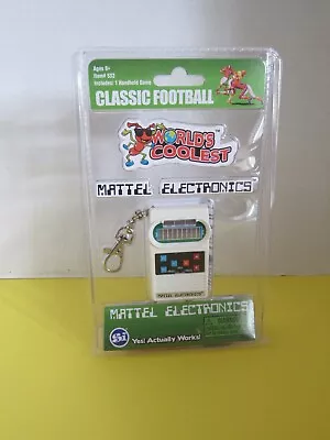 2016 Mattel Classic Electronic Football Handheld Video Game Keychain New  NIP • $10.99