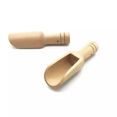 Mini Wooden Small Little Scoop Salt Sugar Coffee Spoon Tool Kitchen Cooking Tool • $3.99