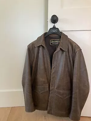 WESTED Indiana Jones Raiders Distressed Leather Jacket Size 42 (Large)  • $220