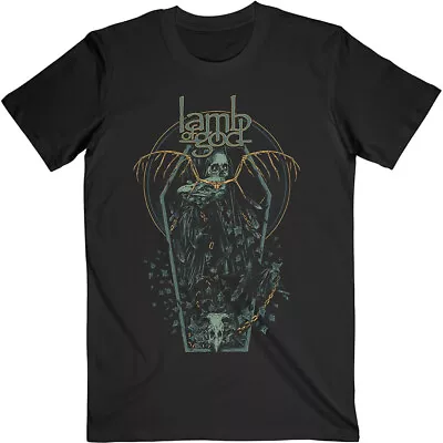 Lamb Of God Coffin Kopia Black T-Shirt OFFICIAL • £16.59