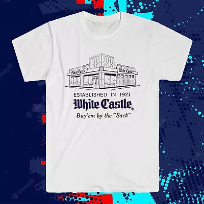 White Castle Hamburger Est 1921 Logo White T-Shirt Size S To 5Xl • $26.99