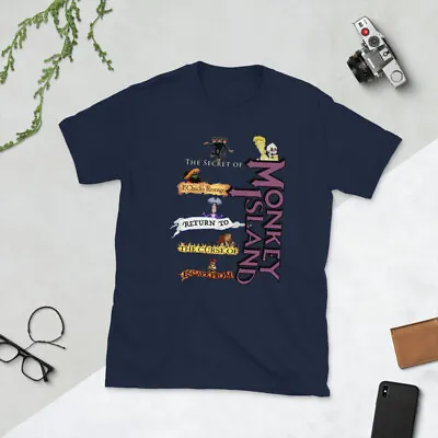Return To Monkey Island Guybrush LeChuck Elaine Vodoo Lady Murray Stan T-Shirt • $25.95