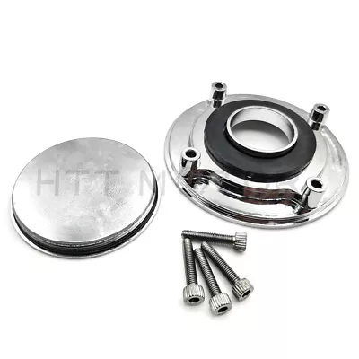 Chrome Keyless Gas Cap Twist Off Fuel Tank Cap For 01-02 GSXR1000/99-07 Hayabusa • $25.69