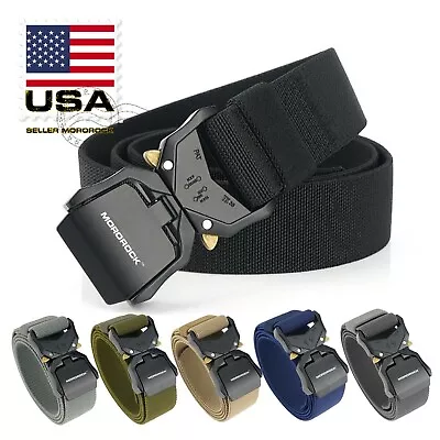 2022 Adjustable Alloy Buckle Military Tactical Belt Nylon Rigger Waistband Belt • $14.98