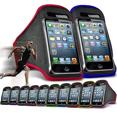 Quality Sports Armband Case Cover✔Running Jogging Cycling Gym Exercise Fitness • £6.95