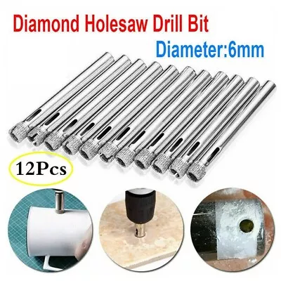 Diamond 6mm Coated Drill Bit Drill For Tile Ceramic Glass AU FAST • $19.32