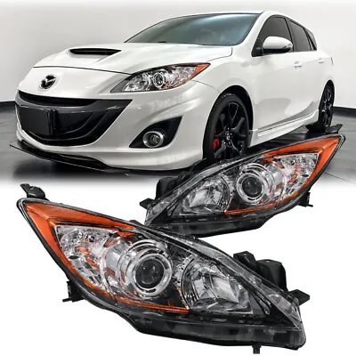 Headlights Assembly For 2010 2011 2012 2013 Mazda 3 Sport Front Lamps One Pair • $105.95