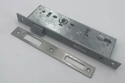 Aluminium Door Lock Latch And Deadbolt 45mm Backset 92pz With Strikeplate • £24