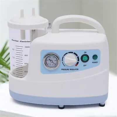 $164.35 • Buy Portable Emergency Medical Vacuum Aspirator Machine Dental Phlegm Suction Unit