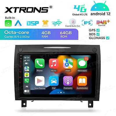 Android 13 4G Car Stereo Radio GPS 8-Core WIFI For Mercedes-Benz SLK-Class R171 • $349.99