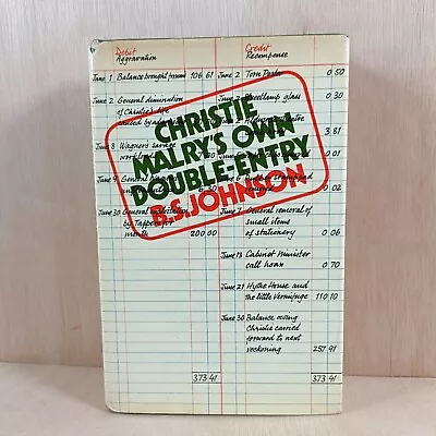 B S Johnson – Christie Malry’s Own Double-Entry (1st/1st UK 1973 Hb With Dw) • £80