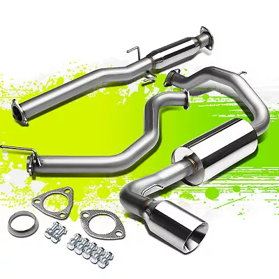 4 Rolled Tip Muffler Performance Catback Exhaust Kit For 88-91 Crx Cr-x 3dr Ed • $165