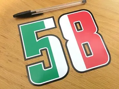 Marco Simoncelli Number 58 - (Large) Flag Design • $7.46