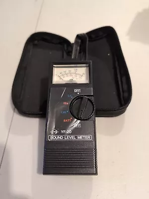 YF-20 Sound Level Meter 40~120dB Decibel Noise Hand Noise Tester Vintage Working • $39.95