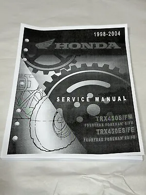Official Service Shop Repair Manual 98-04 Honda TRX450 Fourtrax Foreman 450 • $27.99
