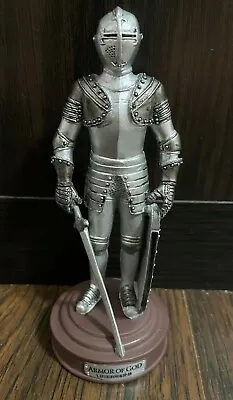 Full Armor Of God Knight Ephesians 6 Resin Stone 5 Inch Figurine Decor Table Top • $24.99
