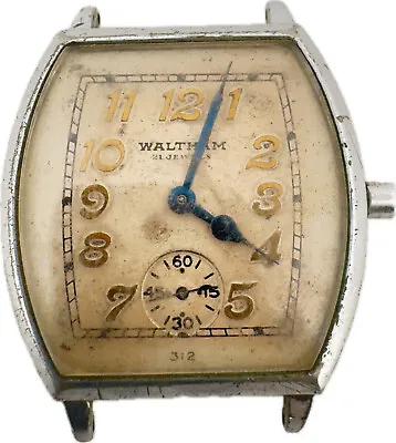 Vintage Waltham Barrel Shaped Men's Mechanical Wristwatch Grade 361 14k GF • $30