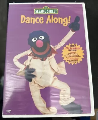 Sesame Street - Dance Along DVD 2003 With Free CD Sampler Sealed • $5.50