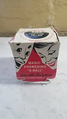 Vintage 1960's Alabe Crafts Magic 8 Ball Fortune Teller And Original Box • $35