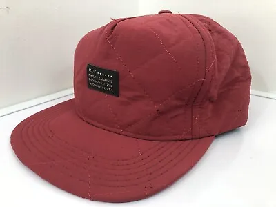 $24.99 • Buy Huf Hat Customade Headwear Mens Light Red Thermal Snapback Orange Under Brim