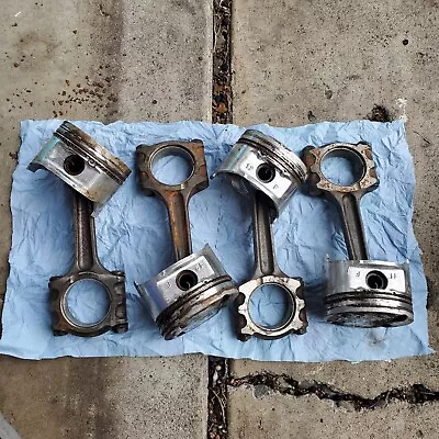 94-97 Mazda Miata OEM Connecting Rods Rod And Piston Pistons Engine 1.8l Set • $89.99