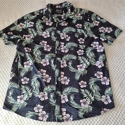 Mambo Shirt Men's Medium Hawaiian Floral Summer Essential Colourful • $18