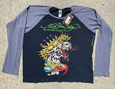 Ed Hardy Long Sleeve T Shirt 2XL • $56