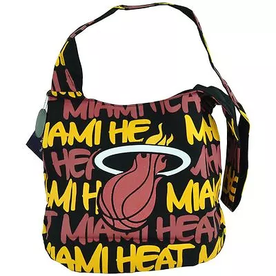NBA Robin Ruth Miami Heat Round Shoulder Hand Bag Cross Body Purse Women Red  • $18.36