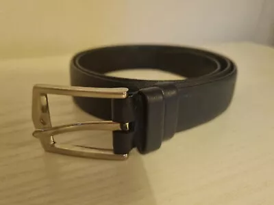 £4.70 • Buy Burberry Navy Belt Silver Buckle