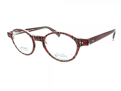 Lafont Lenny 3 6036 Plaid Red Girl's Plastic Eyeglasses 44-18-130 • $55.20