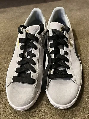 $50 • Buy Men’s Puma Suede Grey NEW Worn Once Mens Size 9.5