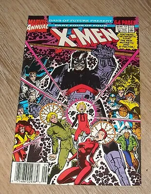 $14.03 • Buy X-MEN ANNUAL # 14 MARVEL COMICS 1990 NEWSSTAND VARIANT GAMBIT 1st CAMEO APPEAR