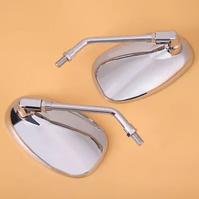 Pair For Suzuki Boulevard C50 M109R M50 C90 Motorcycle Rear View Mirrors Chrome • $22.64