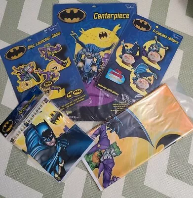 Batman Dark Knight  Party Express From Hallmark  Birthday Decoration Bundle • $24.99