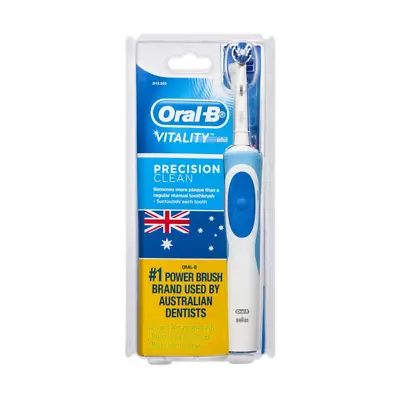 Oral B Vitality Precision Clean Electric Toothbrush With 2 New Refills | NEW AU • $44.49