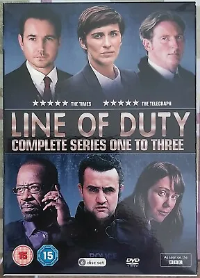 Line Of Duty Complete Series 1-3 Season One To Three DVD New Sealed  • £4.50