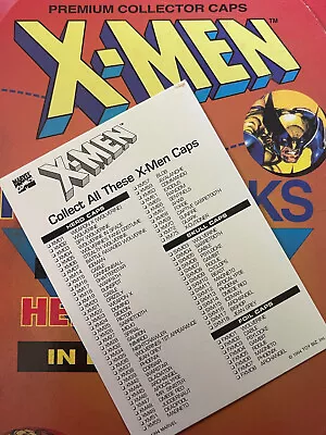 $1.50 • Buy 1994 Marvel X-Men ToyBiz Hero Caps Pogs & Slammers - You Pick