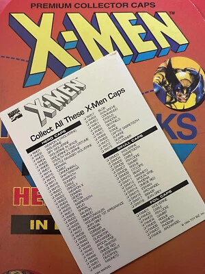 $1.50 • Buy 1994 Marvel X-Men ToyBiz Hero Caps Pogs & Slammers - You Pick