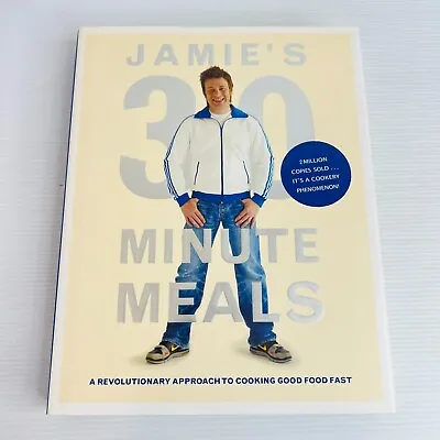 $18.99 • Buy Jamie's 30 Minute Meals Cookbook Hardcover Book Jamie Oliver Celebrity Chef
