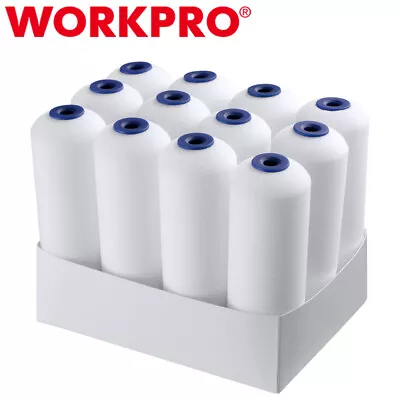 WORKPRO 12-Pack Foam Paint Roller 4  Paint Roller Kit Mini Paint Roller For Wall • $17.99