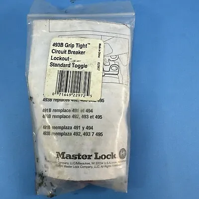 Master Lock 493B Grip Tight Circuit Breaker Lockout Standard Toggle  (D1) • $6.99
